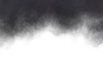 Art black ink abstract brush stroke paint background.
