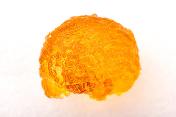 Golden yellow peach gum
