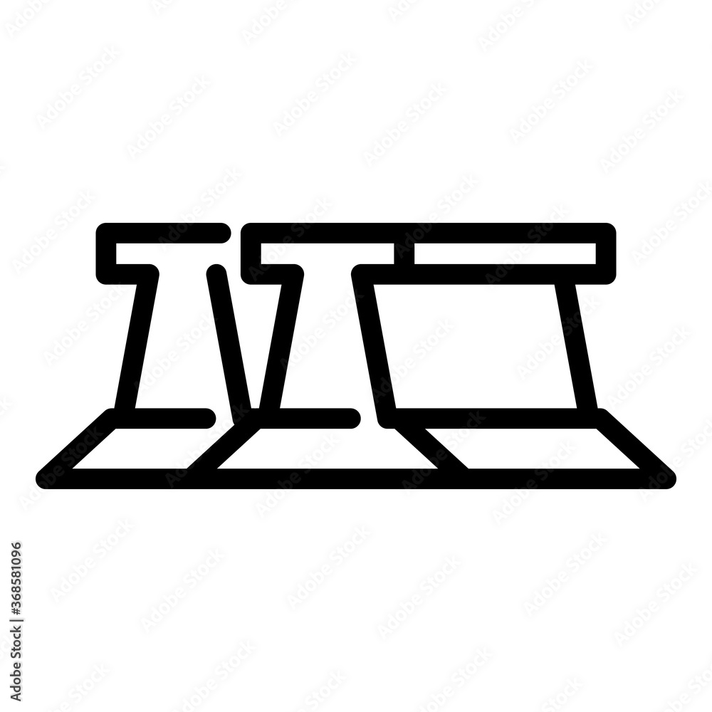 Poster metallurgy tool icon. outline metallurgy tool vector icon for web design isolated on white backgroun