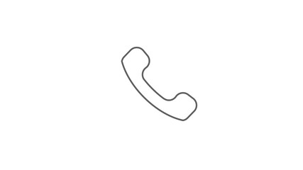 line Phone Icon illustration on white background 