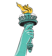 statue of liberty   © pixtawan