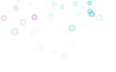 Light Purple, Pink vector layout with circle shapes.