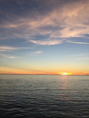 Obraz premium sunset over the sea