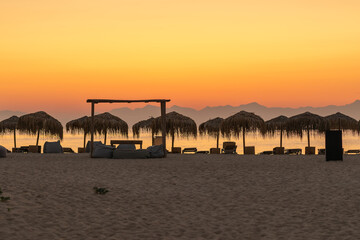 Famous touristic beach Simos at Elafonisos in Greece.
