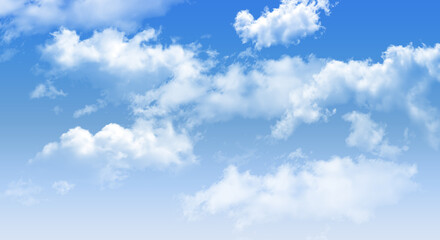 White cloud on blue sky