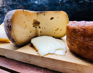 various types of cheese mountain 