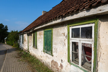 old style wooden doors and windows