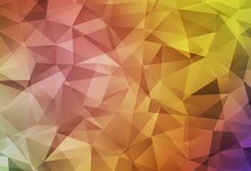 Light Multicolor vector abstract mosaic background.