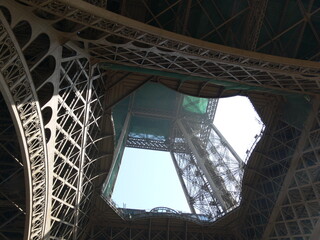 eiffel tower paris france closeup