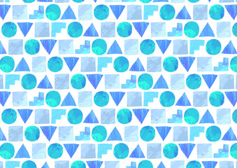 幾何学のブロックパターン