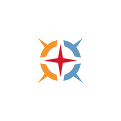 Compass Logo Template vector icon