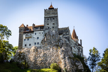 Fototapeta na wymiar Draculaschloss in Rumänien als Sehenswürdigkeit 