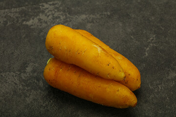 Natural food - Raw Yellow carrot