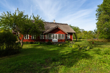 Fototapeta na wymiar Traditional house in estonia