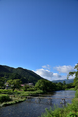 Fototapeta na wymiar 里山の川