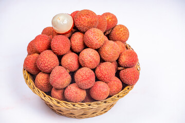 Litchi Fried with fresh glutinous rice paste