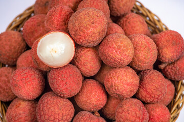 Litchi Fried with fresh glutinous rice paste