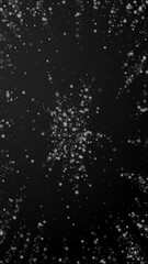 Beautiful snowfall Christmas background. Subtle fl