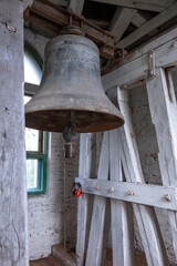 Obraz premium Koknese church, interior and bell