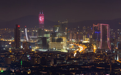 Skyscrapers in Istanbul, Turkey