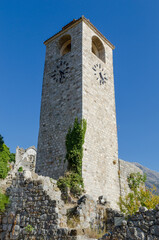 Fototapeta na wymiar Tower at the old Bar, Montenegro