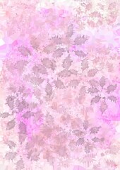 Fototapeta premium Crystal flower images. Crystal flower background. Pink flower background.