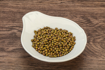 Vegetarian cuisine - dry green lentil