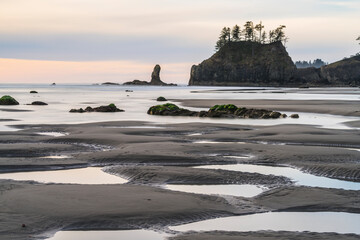 Second beach at mt. Olympic national park,Washington,usa.