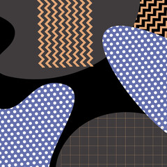 silk square hijab with geometric pattern design