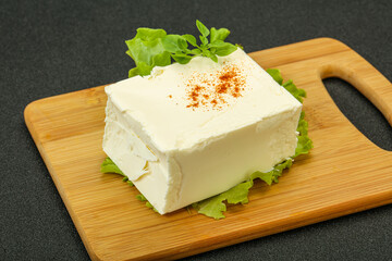 Greek traditional soft feta cheese