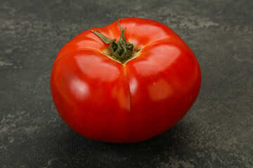 Ripe big juicy red tomato