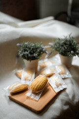 Madeleine put on cutting boards