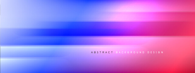 Motion concept neon shiny lines on liquid color gradients abstract backgrounds. Dynamic shadows and lights templates for text