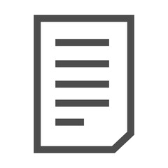 Note list line icons vector