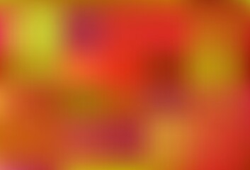Light Orange vector blurred pattern.