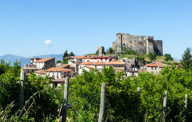 typical italian village sicignano degli alburni