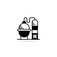 industrial tank icon vector illustration