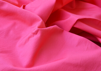 close-up red fabric texture background