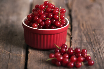 red currant in a bowl