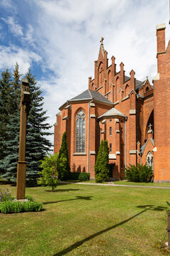 Catholic Church and symbols in Rokiskis