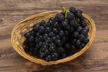 Fresh ripe sweet red grape