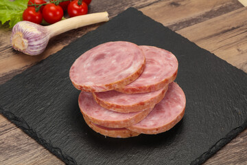 Natural ham made from pork