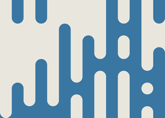 Abstract Rounded Color Lines halftone transition background illustration