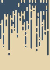 Abstract Rounded Color Lines halftone transition background illustration