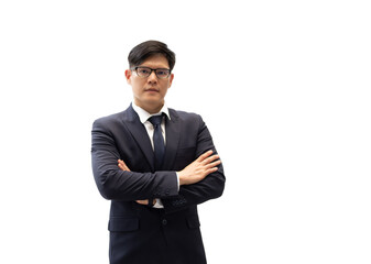 portrait of a handsome young businessman