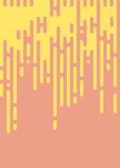 Abstract Rounded Color Lines halftone transition background illustration