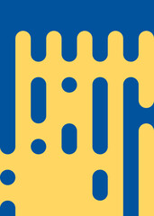 Abstract Rounded Color Lines halftone transition background illustration