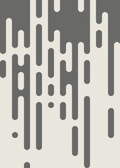 Abstract Rounded Color Lines halftone transition background illustration