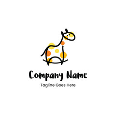 Cute Giraffe Logo