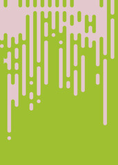 Abstract Rounded Color Lines halftone transition background illustration